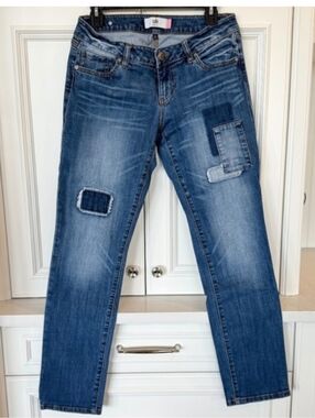 CAbi Slim Boyfriend Patch Jean
